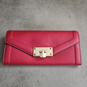 Michael Kors Kinsley Carryall Leather Wallet